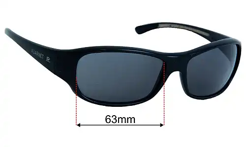Vuarnet REF121 Replacement Lenses 63mm wide 