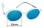 Sunglass Fix Replacement Lenses for Fleye Copenhagen Amanda - 52mm Wide 