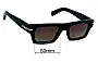 Sunglass Fix Replacement Lenses for Salvatore Ferragamo SF2034S - 50mm Wide 