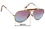 Sunglass Fix Replacement Lenses for Ray-Ban B&L L1695 Outdoorsman - 58mm Wide 