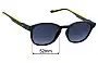 Sunglass Fix Ersatzgläser für Adidas AOR030 - 52mm Wide 
