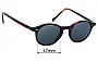Sunglass Fix Ersatzgläser für Anglo American Optical Mod 406 - 47mm Wide 