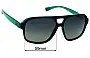 Sunglass Fix Replacement Lenses for Armani Exchange AX 4061S - 59mm Wide 
