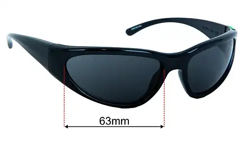 Arnette Nineteetwo AN4352 Ersatzgläser 63mm wide 