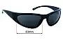 Sunglass Fix Ersatzgläser für Arnette Nineteetwo AN4352 - 63mm Wide 