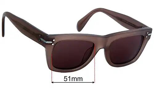 Celine CL 41038/S Replacement Lenses 51mm wide 
