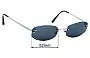 Sunglass Fix Replacement Lenses for Chanel 2014 - 52mm Wide 