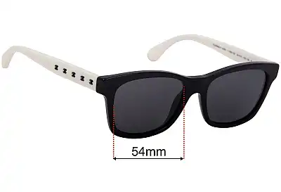Chanel 5484 Ersatzgläser 54mm wide 