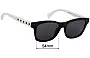Sunglass Fix Replacement Lenses for Chanel 5484 - 54mm Wide 