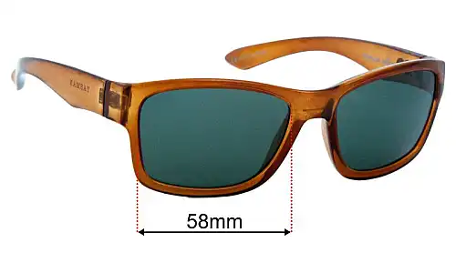 Childe Tasman Ersatzgläser 58mm wide 