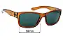 Sunglass Fix Ersatzgläser für Childe Tasman - 58mm Wide 