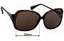Sunglass Fix Ersatzgläser für Coach Ainsley S753A - 58mm Wide 