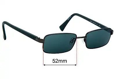 Cole Haan CH4001 Replacement Lenses 52mm wide 