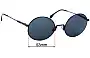 Sunglass Fix Replacement Lenses for Fendi FF 0248/S - 53mm Wide 