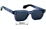 Sunglass Fix Ersatzgläser für Jacques Marie Mage Molino 55 - 55mm Wide 
