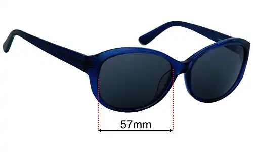 Jil Sander  JS660S Replacement Lenses 57mm wide 