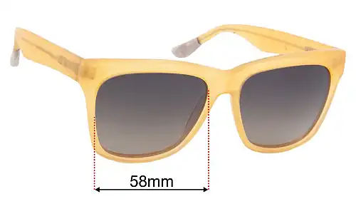 Ksubi  (G.) ifould  Replacement Lenses 58mm wide 