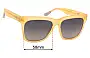 Sunglass Fix Replacement Lenses for Ksubi  (G.) ifould - 58mm Wide 