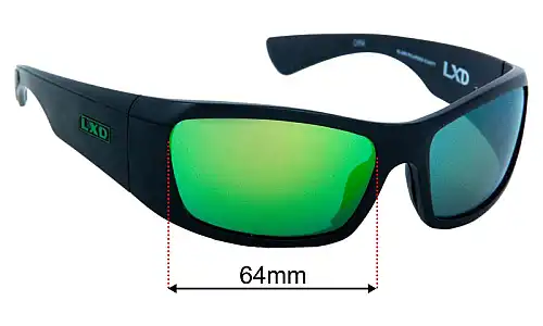 LXD Flores Lentes de Repuesto 64mm wide 