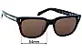 Sunglass Fix Lentes de Repuesto para Maui Jim MJ894 Likeke - 54mm Wide 