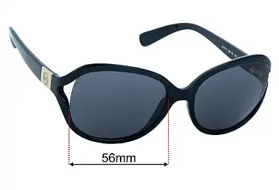 Michael Kors MK6043 Oona Replacement Lenses 56mm wide 