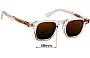 Sunglass Fix Replacement Lenses for Moscot Lemtosh Crystal - 48mm Wide 