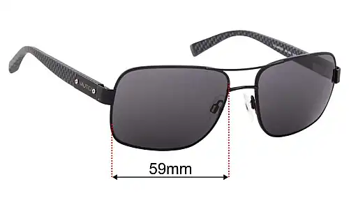 Sunglass Fix Replacement Lenses Nautica N5109S - 59mm Wide 