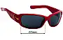 Sunglass Fix Replacement Lenses for Nike EV9318 Ignite - 67mm Wide 