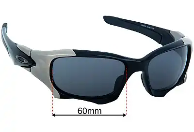 Oakley Pit Boss II OO9137 Ersatzgläser 60mm wide 