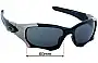 Sunglass Fix Verres de Remplacement pour Oakley Pit Boss II OO9137 - 60mm Wide 
