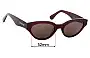 Sunglass Fix Ersatzgläser für Ochre Lane Cocoa - 52mm Wide 