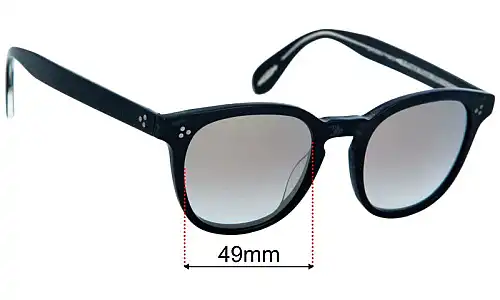 Oliver Peoples OV5356U Kaufmann Replacement Lenses 49mm wide 