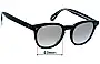 Sunglass Fix Replacement Lenses for Oliver Peoples OV5356U Kaufmann - 49mm Wide 