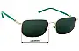 Sunglass Fix Verres de Remplacement pour Polo Polo PH 3159 - 58mm Wide 