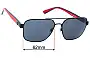 Sunglass Fix Replacement Lenses for Polo Polo PH 3154 - 62mm Wide 