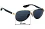 Sunglass Fix Lentes de Repuesto para Ray-Ban RB8331-M Scuderia Ferrari Collection - 61mm Wide 