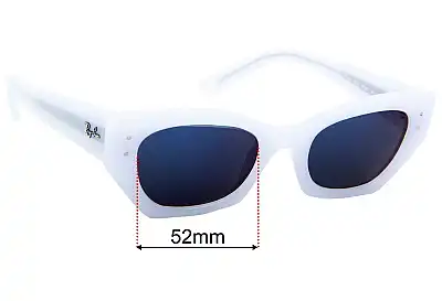 Ray-Ban RB4430 Zena Replacement Lenses 52mm wide 