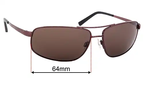 Sunglass Fix Replacement Lenses Serengeti Truman - 64mm Wide 