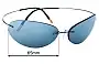 Sunglass Fix Replacement Lenses for Silhouette TMA Must 8714 - 65mm Wide 