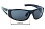 Sunglass Fix Replacement Lenses for Spotters Transformer - 40mm Tall - 65mm Wide 