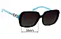 Sunglass Fix Ersatzgläser für Tiffany & Co TF 4110-B - 55mm Wide 