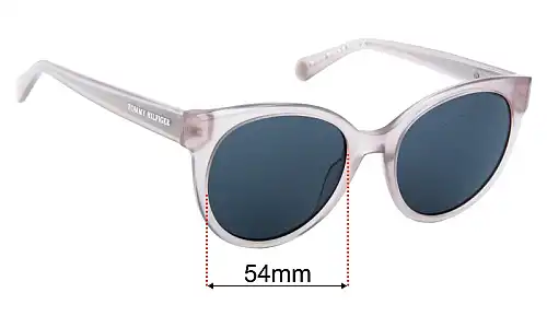 Tommy Hilfiger TH Sun Rx 48  Replacement Lenses 54mm wide 