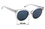 Sunglass Fix Replacement Lenses for Tommy Hilfiger TH Sun Rx 48 - 54mm Wide 