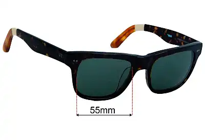 Toms  THE JAMES One For One Replacement Lenses 55mm wide 