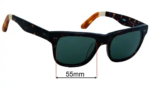 Toms  THE JAMES One For One  Lentes de Repuesto 55mm wide 