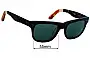 Sunglass Fix Lentes de Repuesto para Toms  THE JAMES One For One - 55mm Wide 