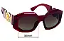 Sunglass Fix Ersatzgläser für Versace MOD 4424-U - 56mm Wide 