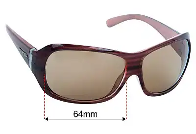 Arnette Myth AN4090 Replacement Lenses 64mm wide 