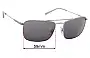 Sunglass Fix Ersatzgläser für Arnette Boulevardier AN3088 - 59mm Wide 