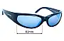Sunglass Fix Ersatzgläser für Arnette Catfish AN4302 - 62mm Wide 